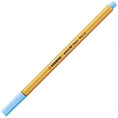 Image of Fineliner STABILO point 88 Pack of 1 Neon Blue