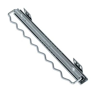 Image of Wenko 5972100 Wardrobe Pull Out Shirt Hanger for up to 8 Shirts, Metal Chrome Plated, 35 x 5.5 3 cm, Silver Shiny