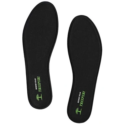Image of TREEPERI Memory Foam Insoles for Men and Women, Comfort Shoe Inserts, Cushioning Sports Shoes, Trainers, Sneakers, Walking Boots, Work Shoes (1 Pair)