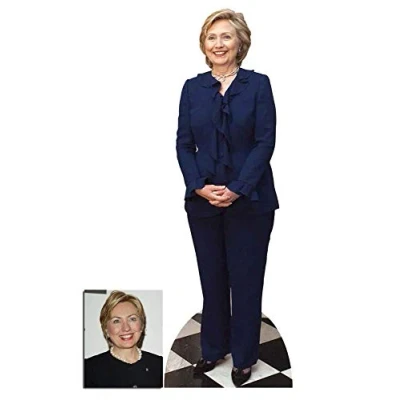 Image of Fan Pack Hillary Clinton Lifesize Cardboard Cutout/Standee/Standup Includes 8x10 (20x25cm) Photo