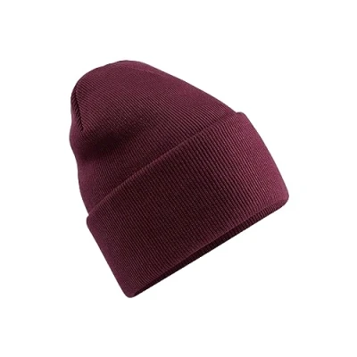 Image of Beechfield Original Deep Cuffed Design Beanie Burgundy