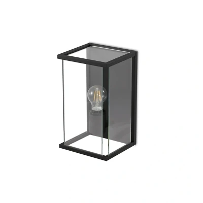 Image of Glazed LED Lantern 15W Black JCC