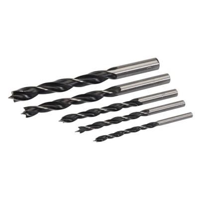 Image of Silverline Lip &amp; Spur Drill Bit Set 5pce 4 10mm