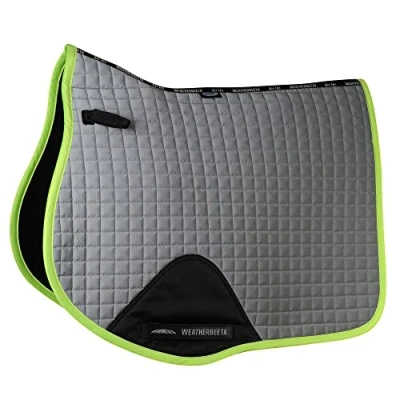 Image of WeatherBeeta Reflective Prime All Purpose Saddle Pad, Silver/Yellow, Pony