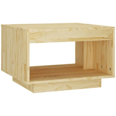 Image of vidaXL Coffee Table 50x50x33.5 cm Solid Pinewood