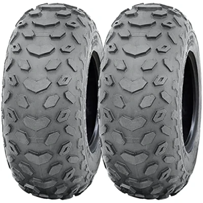 Image of 19x7.00 8 Quad ATV Tyres Wanda P330 Tubeless E Marked Road Legal 28J (Set of 2)