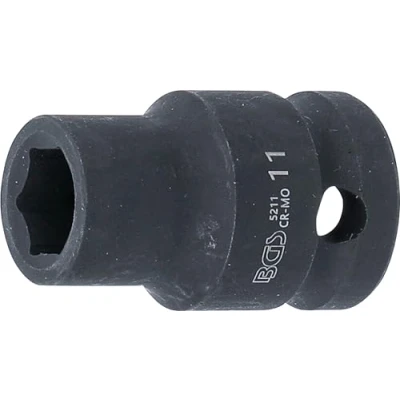 Image of BGS 5211 Impact Socket, Hexagon 12.5 mm (1/2&quot;) Drive 11