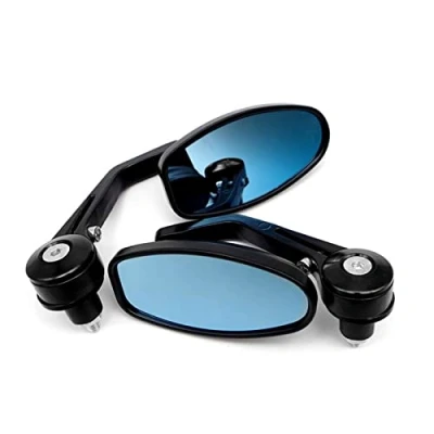 Image of Mirrors Rear For TRIUMPH Street Triple 675 1050 Speed Bonneville Motorcycle Rearview Bar End Mirror (Color : Black)