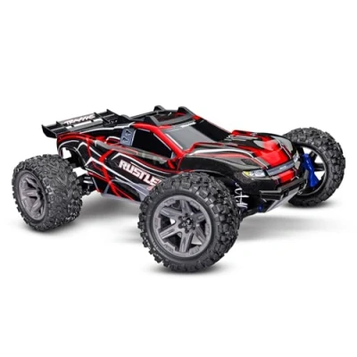 Image of TRAXXAS Rustler 4x4 Red RTR BL 2S Brushless without Battery/Charger 1/10 Stadium Truck