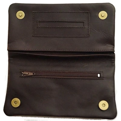 Image of GERMANUS Corferruginus Tobacco Pouch from Genuine Leather in Brown