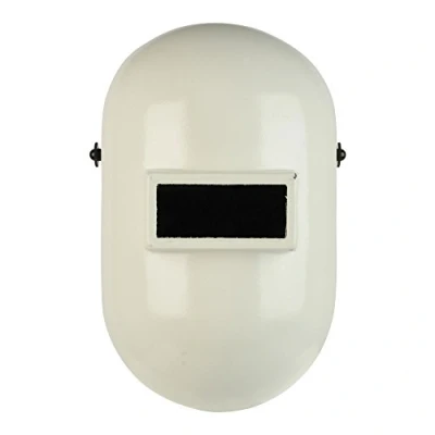 Image of Fibre Metal Pipeliner Fiberglass Welding Helmet with Ratchet Headgear (110WH), White