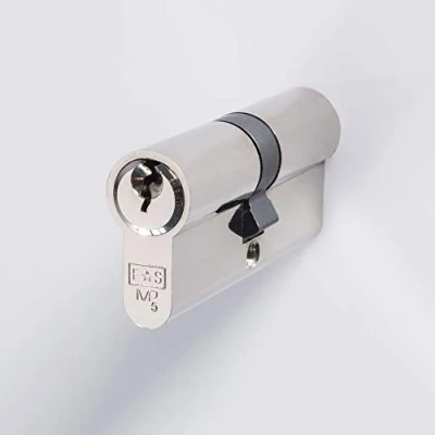 Image of Carlisle Brass CYE7124050NP/BP Euro Cylinder, Polished Nickel, 40/50mm