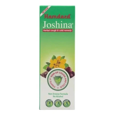 Image of Hamdard Joshina Herbal Cough &amp; Cold Syrup Relieves Soothes Sore Throat