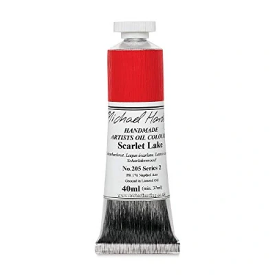 Image of Michael Harding Oil Colour : 40ml Scarlet Lake