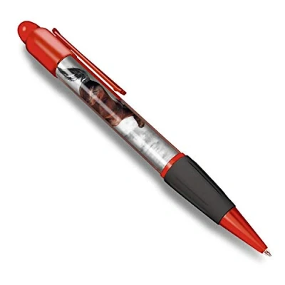 Image of Destination Vinyl ltd Beautiful and comfortable Red Ballpoint Pen (Black Ink) Galloping Brown Horse Horses #3965