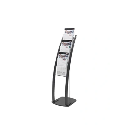 Image of Deflecto A4 Contemporary Literature Floor Stand Black