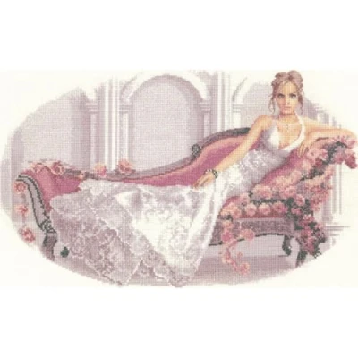 Image of Abbi, 14 count Aida Cross Stitch Kit