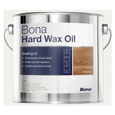 Image of Bona Hard Wax Oil 2.5 L Extra Matt Wood Floor Prdt Code; AF390015001