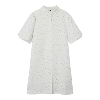 Image of NAME IT Girl&#039;s Nlfheersa Ss Dress Summer, White, 15 Years