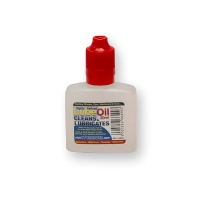 Image of Lube Oil Lubricant and Cleaning 30ml Bottle Protect, Lubricate, Clean Metal Components: Universal for Zips, Bearings, Gears, Spindles, Hinges, Locks
