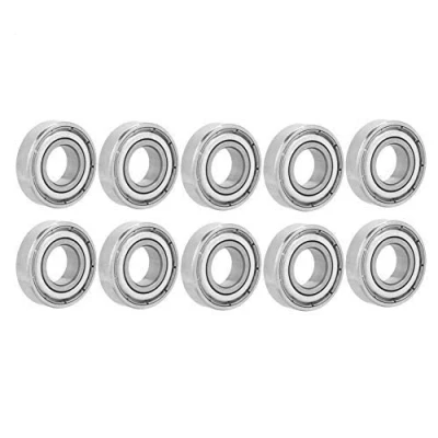 Image of (pack of 10)6900Z Bearings, Walfront 6900Z Double Shielded, 10x22x6mm Miniature Ball Bearings steel