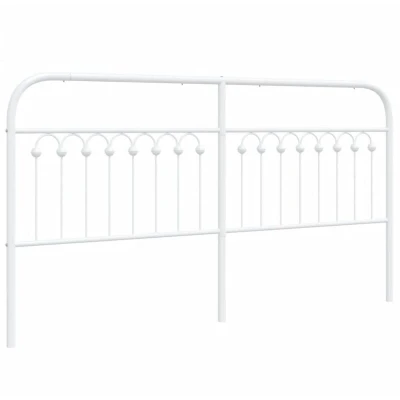 Image of Metal Headboard White 180 cm Vidaxl