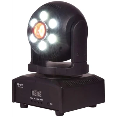 Image of qtx Mini Lightweight Moving Head Which Combines Spot, Wash &amp; Gobos