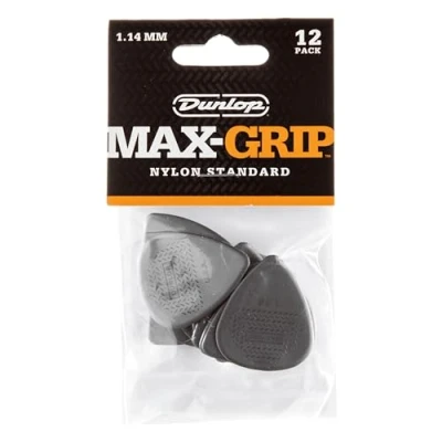 Image of Jim Dunlop 449P1.14 Nylon Max Grip Guitar Pick Player Pack (Pack of 12)