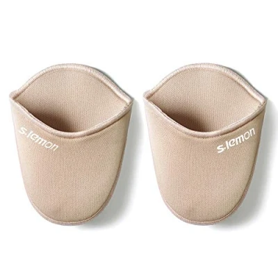 Image of s.lemon Women Silicone Toe Protectors Ouch Pouches Caps Pad for Ballet Pointe Shoes,Long