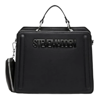 Image of Steve Madden Women&#039;s Bevelyn Convertible Shoulder Bag, Black, One Size