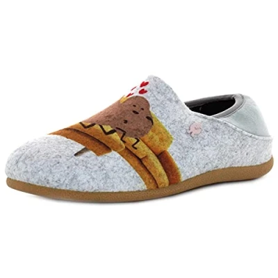 Image of HOT POTATOES JERZENS, Slipper Women&#039;s, Gris