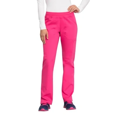 Image of Cherokee Workwear Professionals Mid Rise Straight Leg Pull on Cargo Scrub Pant