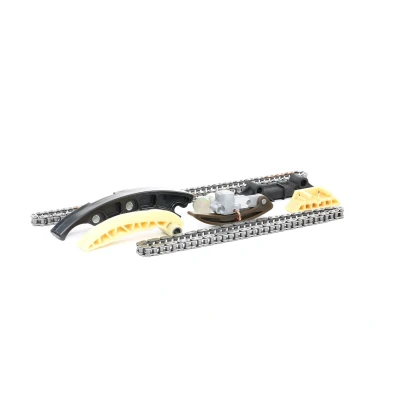 Image of 95510550300, 95510550300S1, 95510550300S2 Timing chain Kit FEBI BILSTEIN 45735 with tensioner, slide rails Simplex, Closed