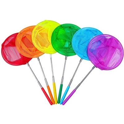 Image of Kids Extendable Fishing Butterfy Bug Insect Net Telescopic Handle Garden Toy