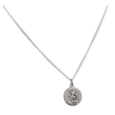 Image of Saint Michael The Archangel Medal with Chain Patron Saints Medals