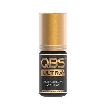 Image of QBS Eyelash Extension Glue Ultra Plus Strong Adhesive For Semi Permanent Extensions (5g)