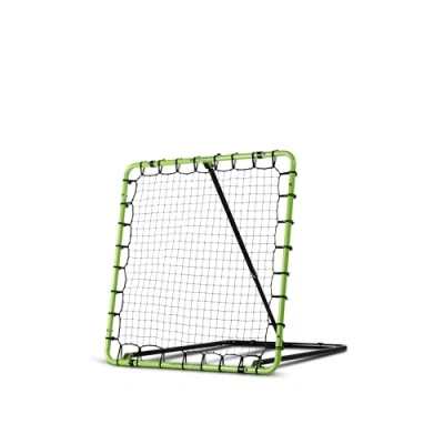 Image of EXIT Toys Tempo Multisport Rebounder Net 120x120cm Train your Ball Technique For Football, Volleyball, Basketball, Handball and Hockey Adjustable in 8 Positions Easy to Move Green/Black
