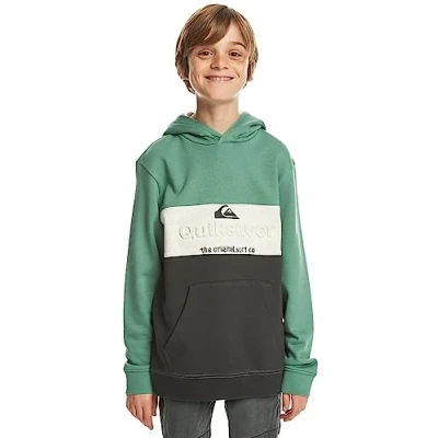 Image of Quiksilver Emboss Block Pullover Hoodie for Boys 8 16