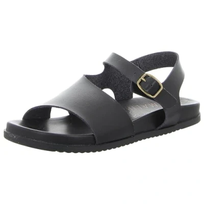 Image of Blowfish Malibu Womens Crisen B Asymmetric Buckle Sandal, Black, UK 6