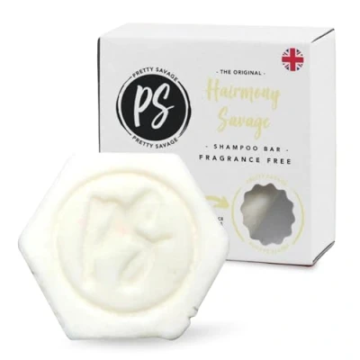 Image of Pretty Savage Vegan Natural Shampoo Bar Hairmony 75g with No Added Fragrance and Colour