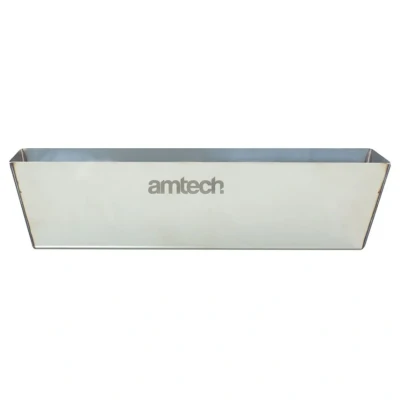 Image of Amtech G0953 30cm decorator&#039;s stainless steel mud pan