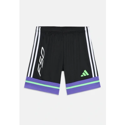 Image of adidas Performance Youth Unisex Shorts for kids, Size: 15 16y, Black/purple rush