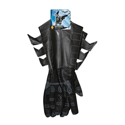 Image of Rubie&#039;s Official DC Comics Batman Gauntlets, Adult Fancy Dress Accessory Halloween
