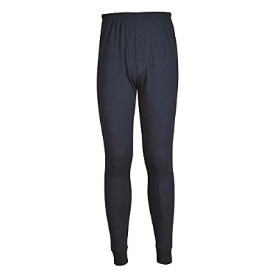 Image of Portwest Flame Resistant Anti Static Leggings, Size: 4XL, Colour: Navy, FR14NAR4XL