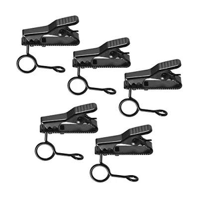 Image of Andoer EY J03 5pcs 6mm Wired Lapel Mic Microphone Tie Clip