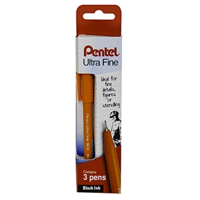Image of Pentel Ultra Fine 0.6mm 3pc Wallet