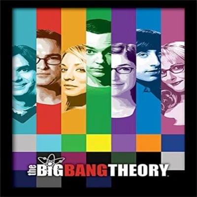 Image of The Big Bang Theory (Signals 30x40 cm Framed Print