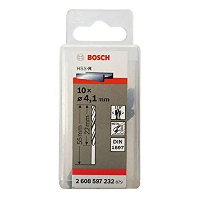 Image of Bosch 2608597232 41 x 22 55 mm Din1897 HSS R Stub Drill Bits