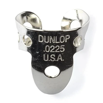 Image of Dunlop 33R.0225 Nickel Silver Fingerpicks.0225&quot;, 20/Tube
