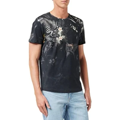 Image of KEY LARGO Men&#039;s Amazonas Round T Shirt, Black (1100), M